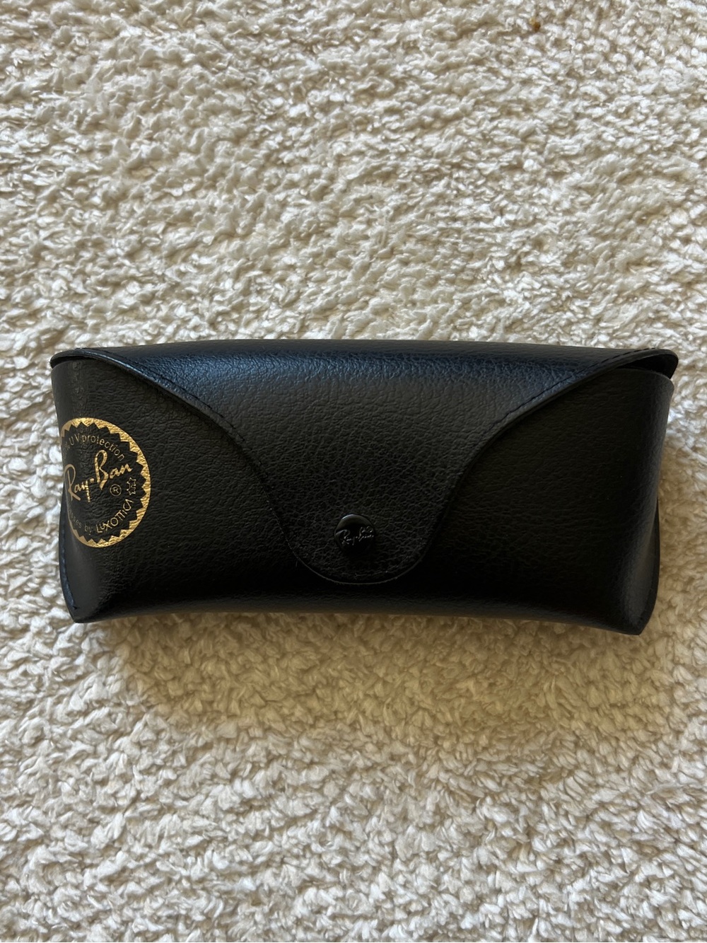 Ray-Ban Black Leather Sunglasses Case